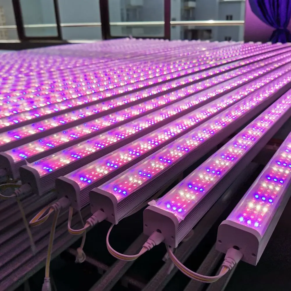 120cm 3rows Led Grow Light 60w Full Spectrum Uv Farred 730nm Led Tube ...