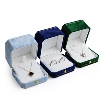 Direct Sales Reasonable Price Velvet Jewelry Gift Box jewelry box bulk jewellery case jewelry box packaging