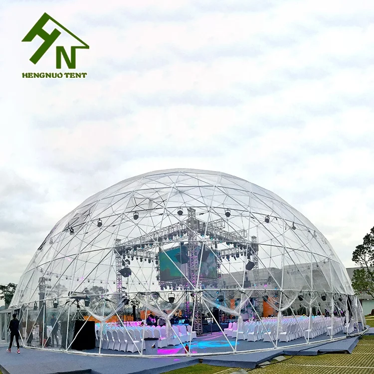 Customized Disassembly Outdoor Wedding Tent Event Dome Tents Large Trade  Show Tent Transparent
