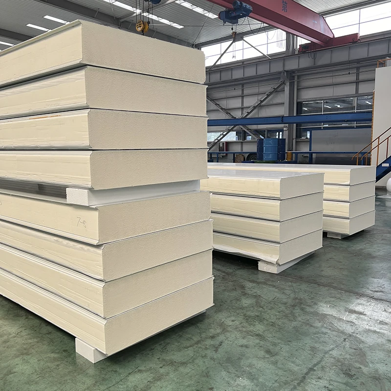Factory Price 50/100/150mm Cold Room Polyurethane Insulation PU Sandwich Panels