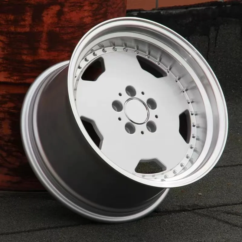 Deep Concave Inch 8j 9.5j 5X112 Sier Polished Retro Style Aluminium ...