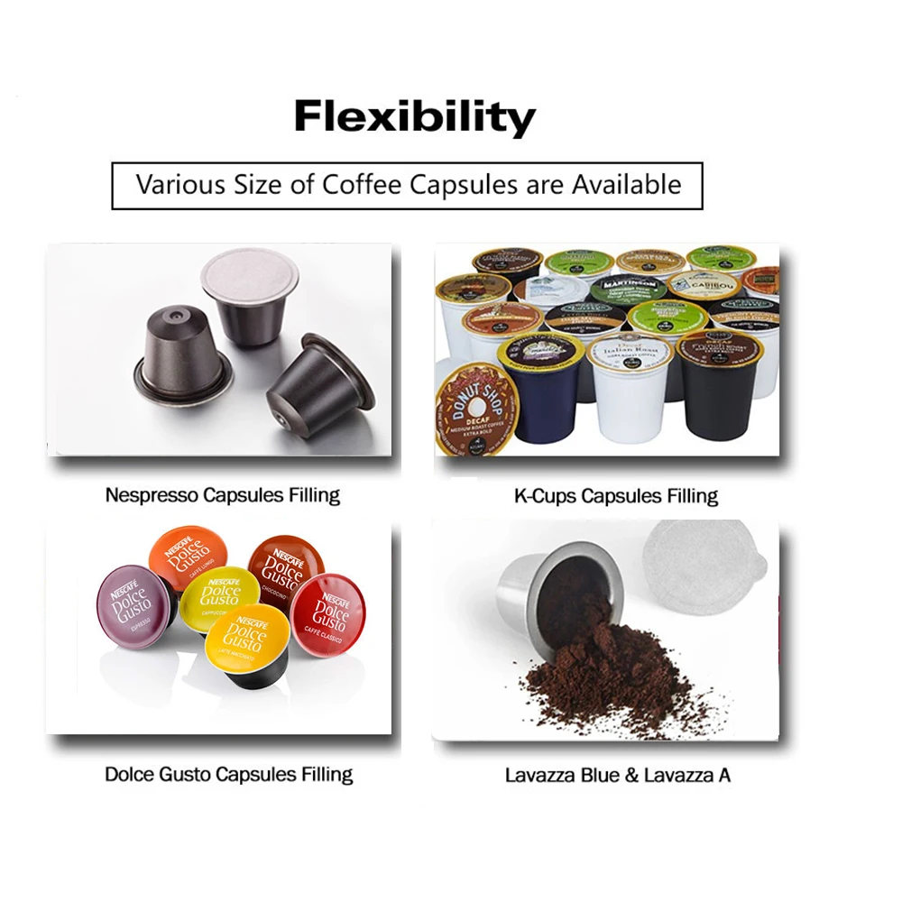 Nespresso Coffee Capsule Filling Machine Coffee Kcup Filling And Sealing Machine Coffee Pod