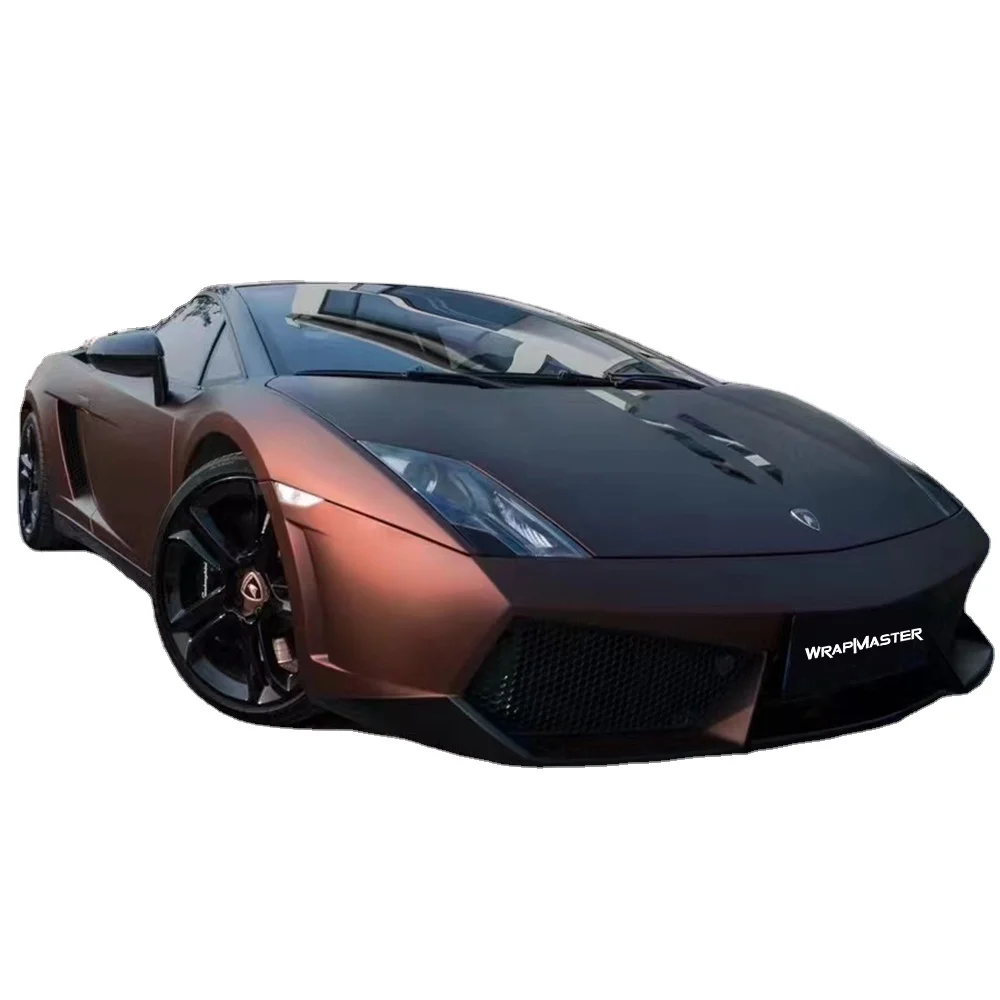 TSAUTOP Ultimate Flat Coffee Color Changing Vehicle Wrap Car Vinyl