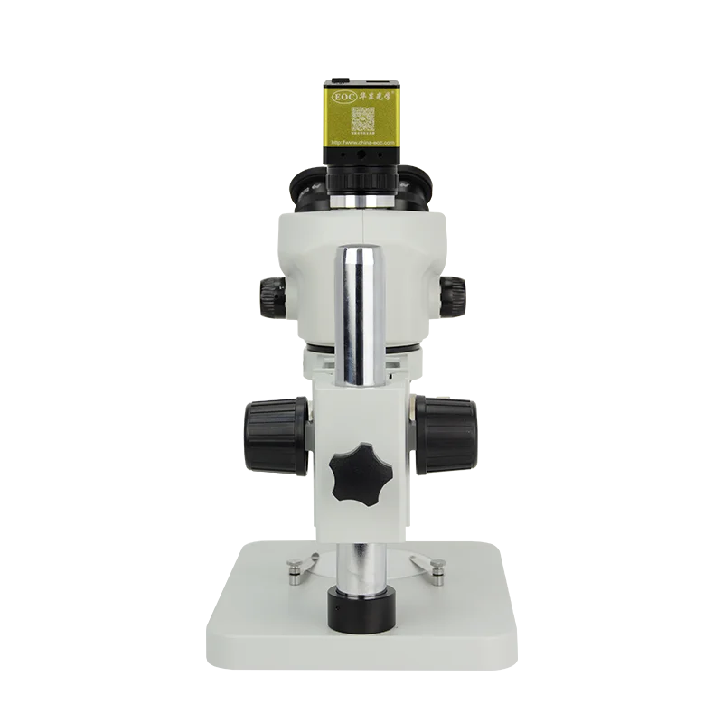Trinocular Video Microscope for Biological Cells and Bacteria Observations Optical Machine Maintenance Binocular Microscope