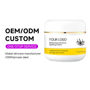 OEM ODM Best Skin Care Lotion Brightening Moisturizing Anti Aging Fade Dark Spots Turmeric Face Whitening Anti-Pimple Acne Cream