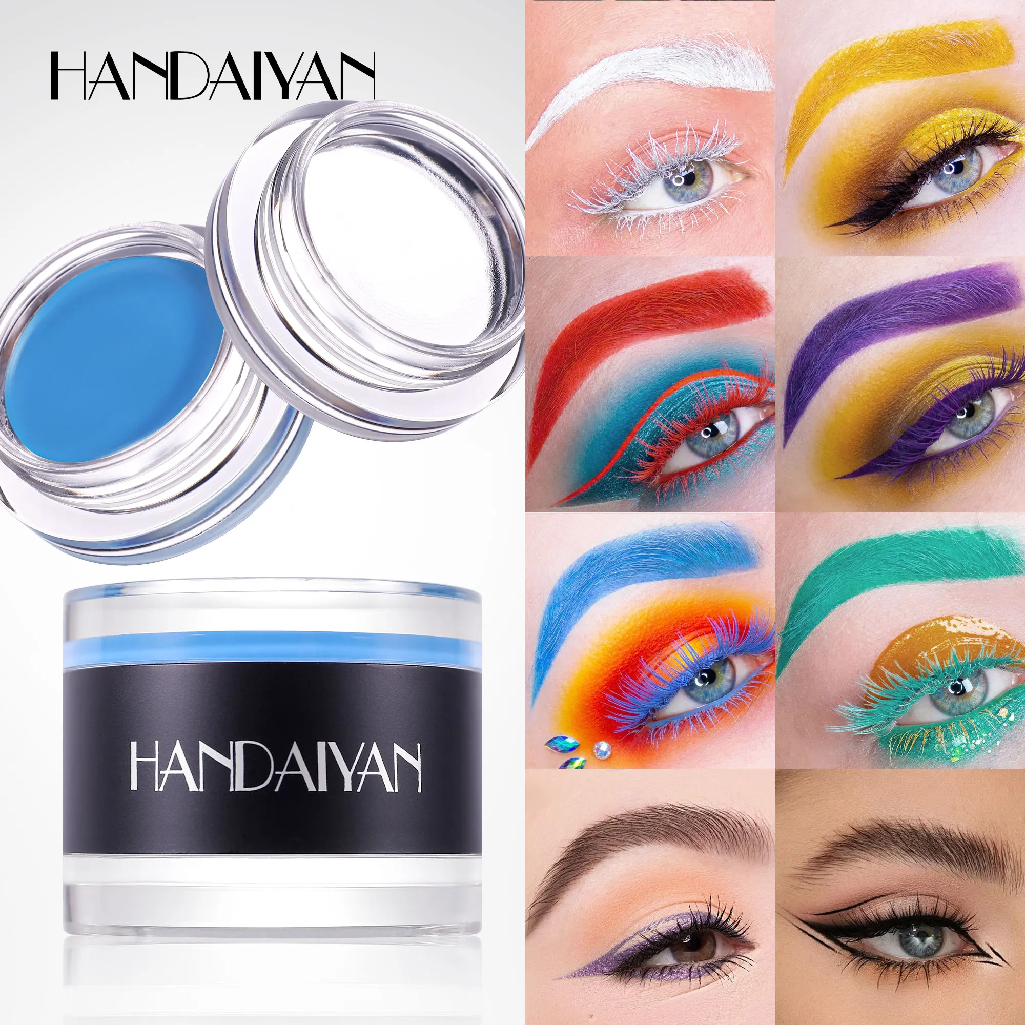 Handaiyan 2 In 1 3d Shaping Eyebrow Tint Wax Long Lasting Eyebrow ...