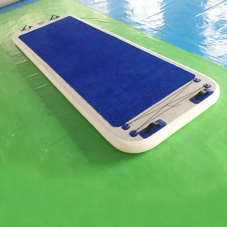 Durable Cheap Inflatable Floating Pool Yoga Board Fitness Mats DWF Inflatable Yoga Mat on Water
