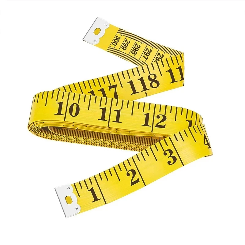1.5/3 M Soft Flat Sewing Tailor Tape Measure Centimeter Portable Body  Height Metric Scale Measuring Meter Waist Circumference