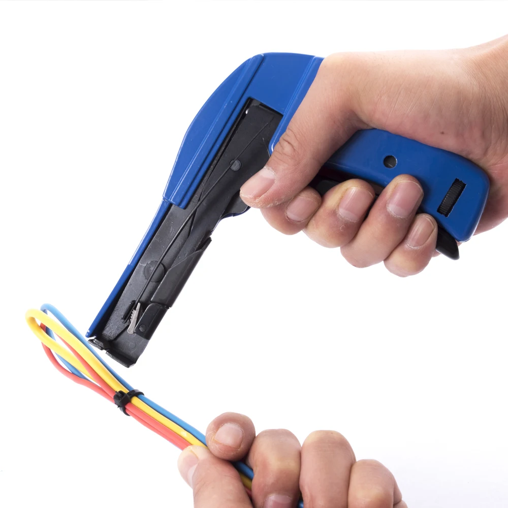 Manual Cable Tie Tools HS-600A Automatic Mechanical Handy Nylon Cable Tie Gun