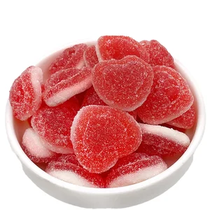 Heart-Shaped Sour Sand Fruit Gummy Candy Loose Sweet QQ Candy