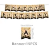Brown Banner -15 pcs