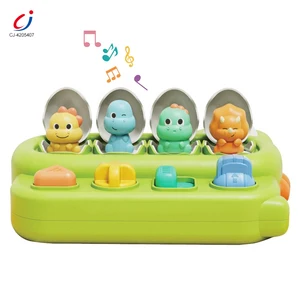 Chengji pop up Toy Trade Dinosaur Switch Game Box Press Function Educational Kids Plastic Baby Piano pop up Toy