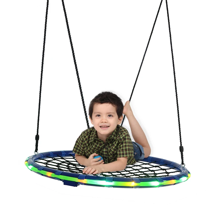 Светодиодные Подвесные качели от производителя-Подвесные качели-скалолазание с платформой