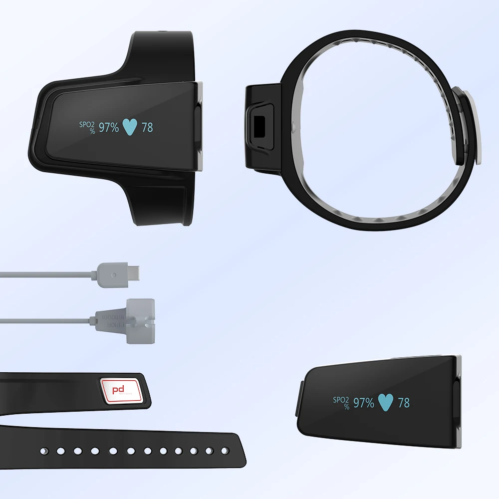 Sonda SpO2 Repuesto Sonda De Sensor De Anillo SpO2 Compatible Con SleepU, Checkme O2 Max Y VisualOxy - Repuesto Para Oxímetros, Stock En EE.UU. Repuesto Sensor Pulso VisualOxy - Foto 10
