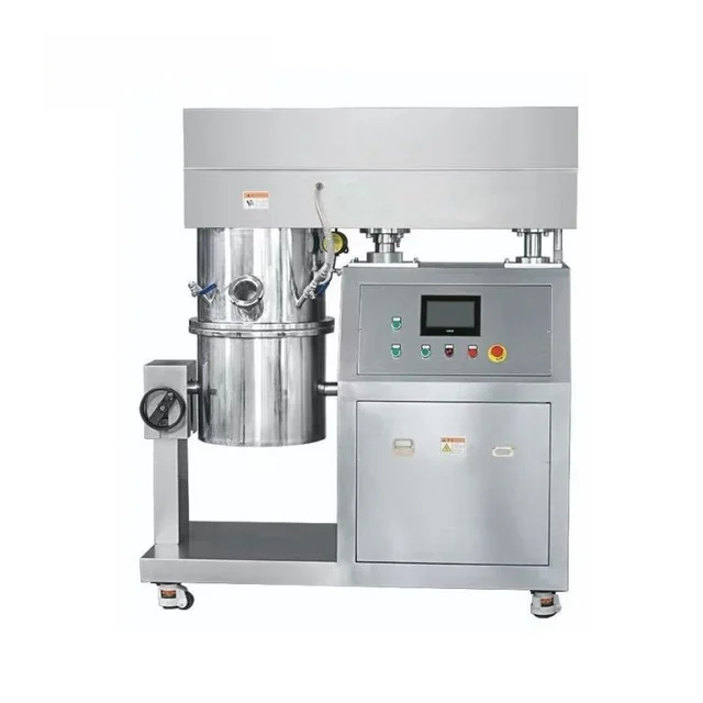 High-temperature and corrosion-resistant 60 L vacuum stirring tank made of stainless steel.