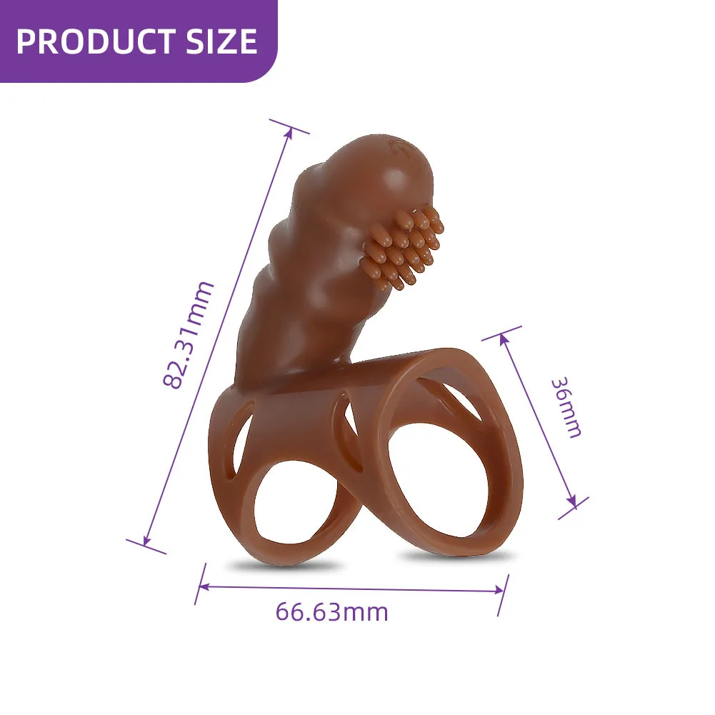 Anneaux de pénis en silicone en gros, anneau de verrouillage à vibration de fréquence pour entraîneur masculin, anneau de pénis vibrant puissant