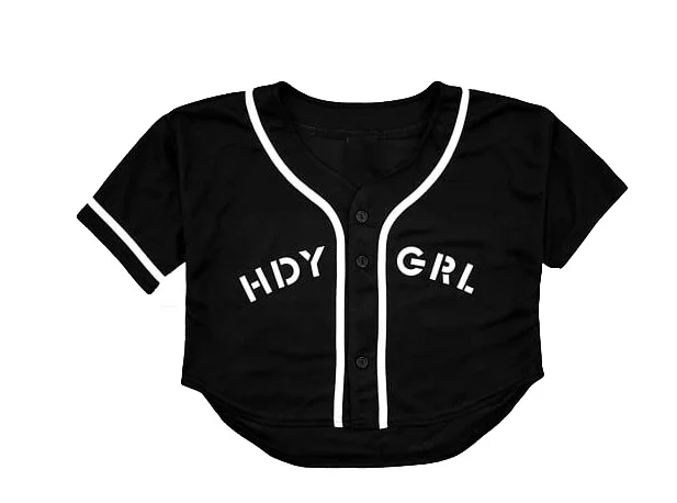 Cheap Custom Women's White Black-Orange V-Neck Cropped Baseball