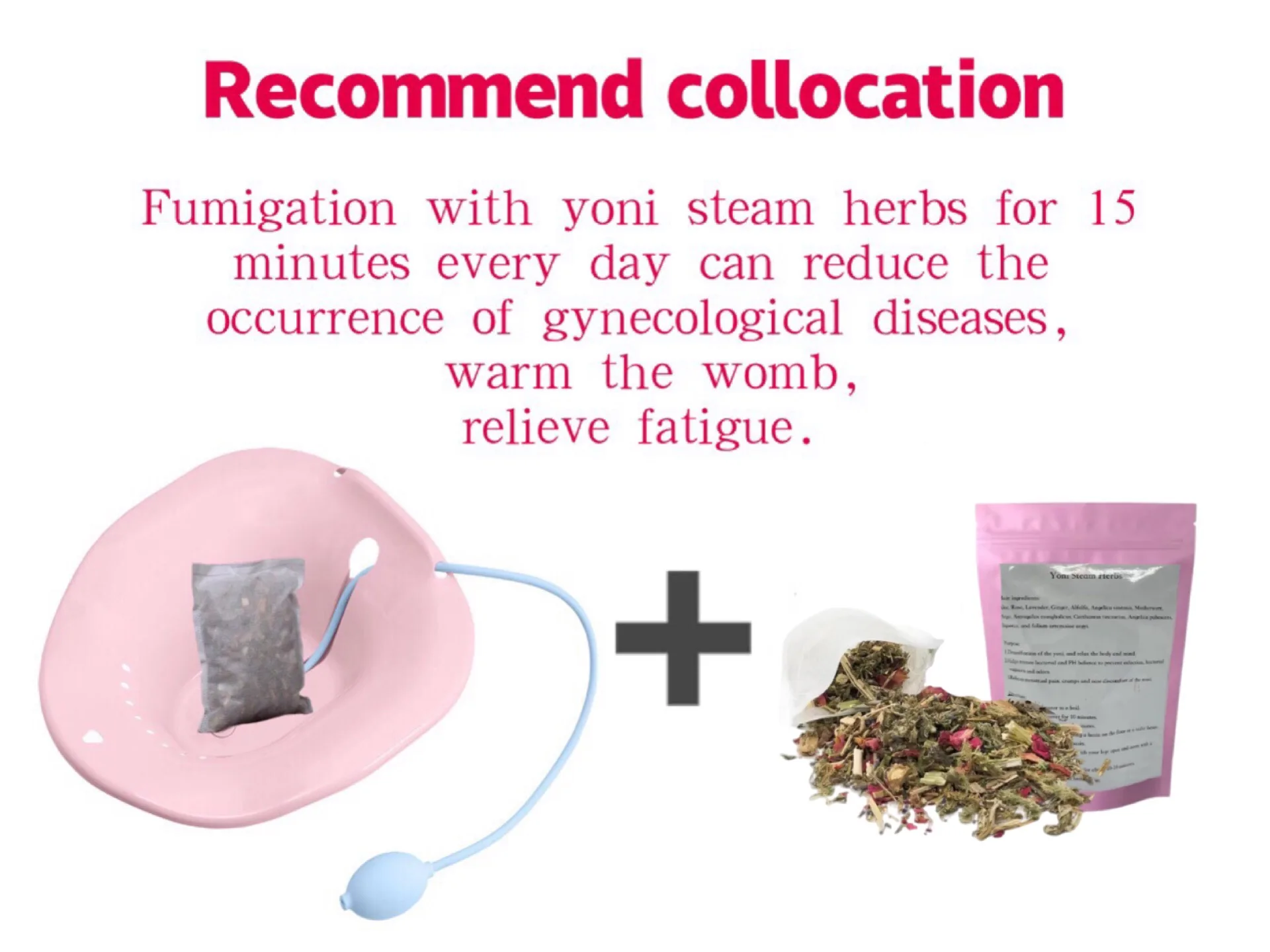 Private Label Best Quality Warm Natural Herbs Extraction Yoni Steam