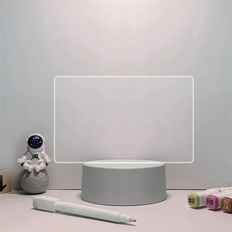 USB Led Night Lamp Writable DIY Message Board Holiday Light With Pen Gift Children Girlfriend Decoration Night Lights