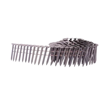 electro galvanized Coil Roofing Nails 3/4 ~1-3/4 Coil Nail 2.95mm-3.05mm Coil nails for roofing
