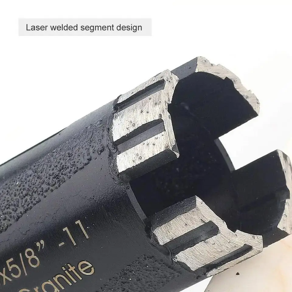 1-3/8 Inch Diamond Core Drill Bits for Hard Stone Concrete Marble Granite Brick Laser Welded Dry or Wet Hole Saw