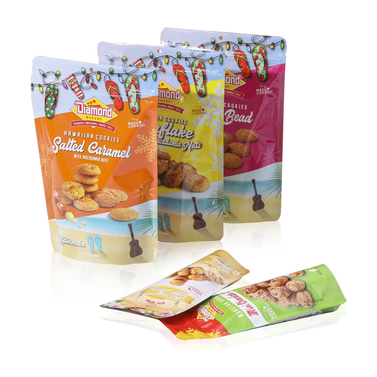 Customized PET VMPET PE Plastic Laminated Moisture Proof for Stand-Up Pouch Ziplock Top Aluminum Foil Mylar Doypack for factory