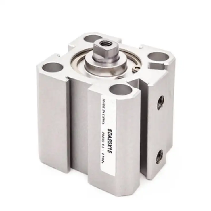 SDA25-5 25mm Bore 5mm Stroke Stainless steel Pneumatic Air Cylinder 