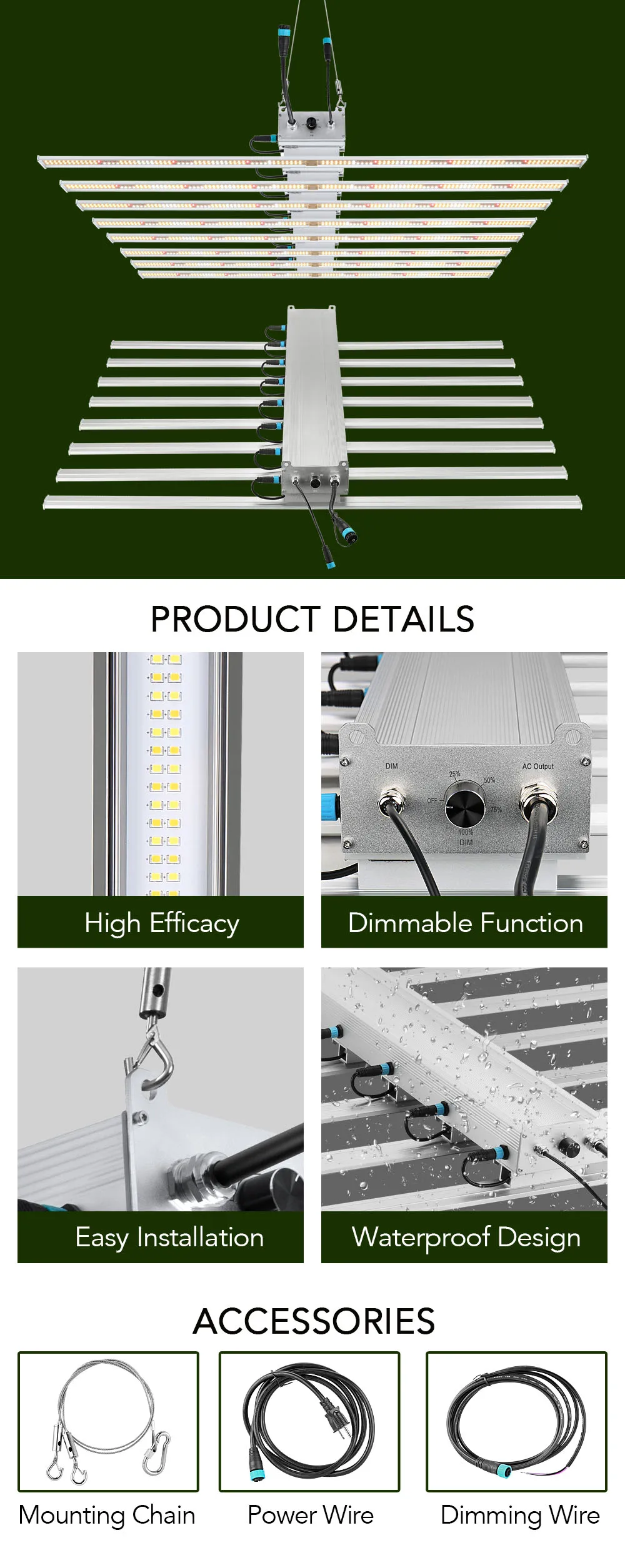 Indoor Full Spectrum 640W Spydr Farm Stock In US Veg Bloom Spider Led Grow Light for indoor plants horticulture lighting 2021