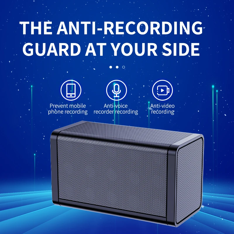 F11 Upgraded Anti-recording Device Audio Recording Blocker White Noise to Prevent Eavesdropping