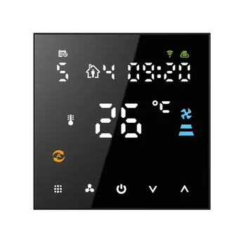 smart  Tuya Knob Thermostat  air conditioning WiFi Smart fan coil unit Thermostat Digital Wireless Termostato