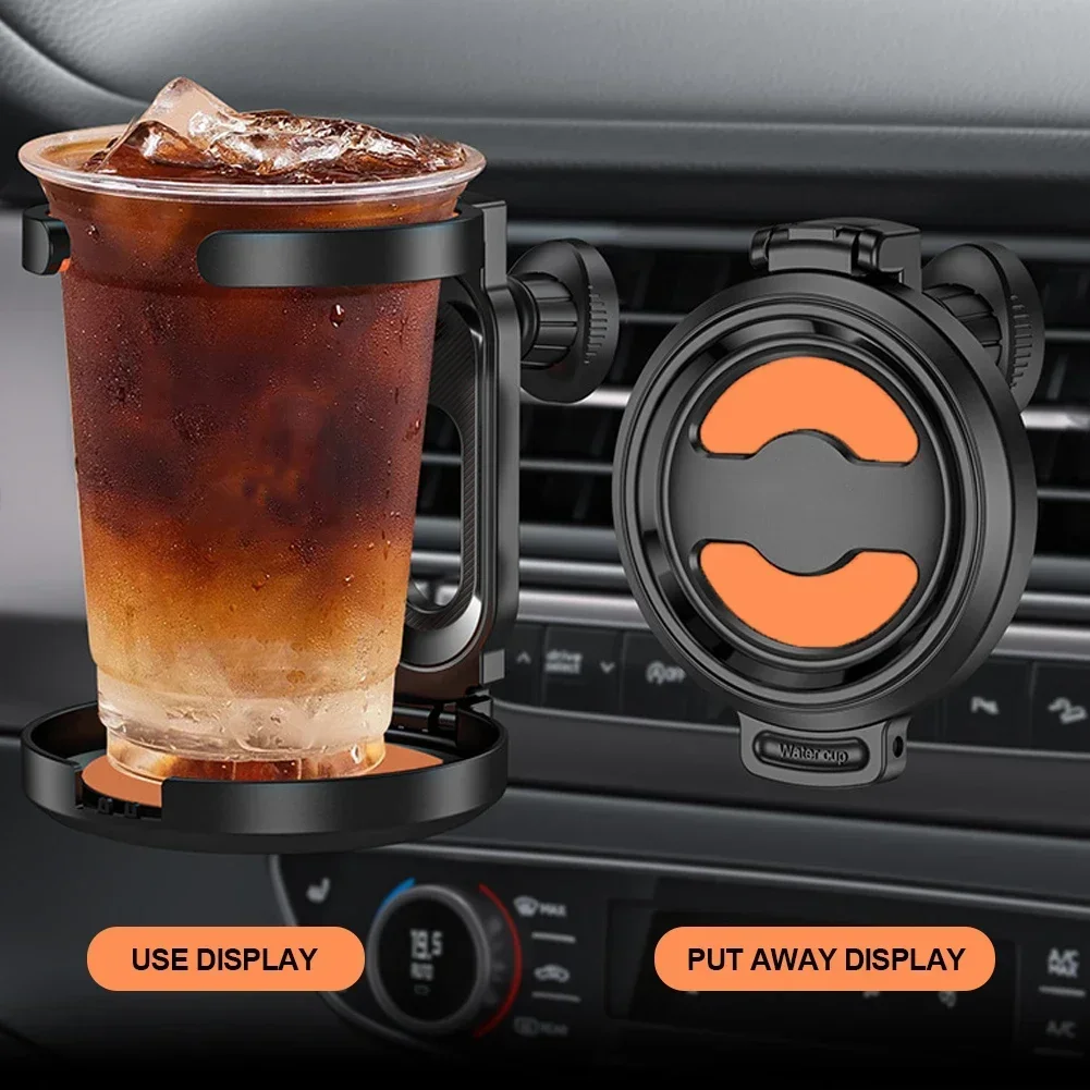New ABS Car Air Vent Drink Cup Bottle Holder Truck Water Bottle Stands Rack Interior Kit for Car Cup & Bottle Storage