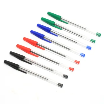 Promotion Ball pen with Custom Logo 1.0mm Plastic Ballpoint Pen Novelty Plastic Ballpen for Office School Promotion use