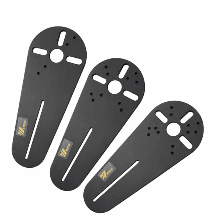 Maschera Da Taglio Circolare Per Fresatrice Legno | Base In Alluminio Per Fori 6-60 Cm | Strumento Per Fai Da Te E Lavorazione Del Legno - Foto 3