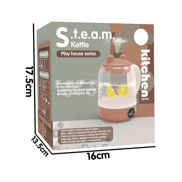 EPT Toyspretend Play High Tea Electric Mini Kitchen Set Intelligent Steam  Kettle Household Appliances Toys With Spray And Light - Buy EPT Toyspretend  Play High Tea Electric Mini Kitchen Set Intelligent Steam