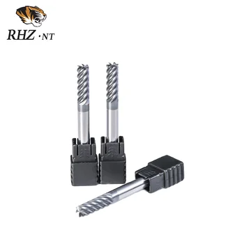 CNC Milling Cutter 6-Flute Straight Shank Carbide Flat End Mill OEM & ODM Customized Support Factory Direct Versatile & in Stock