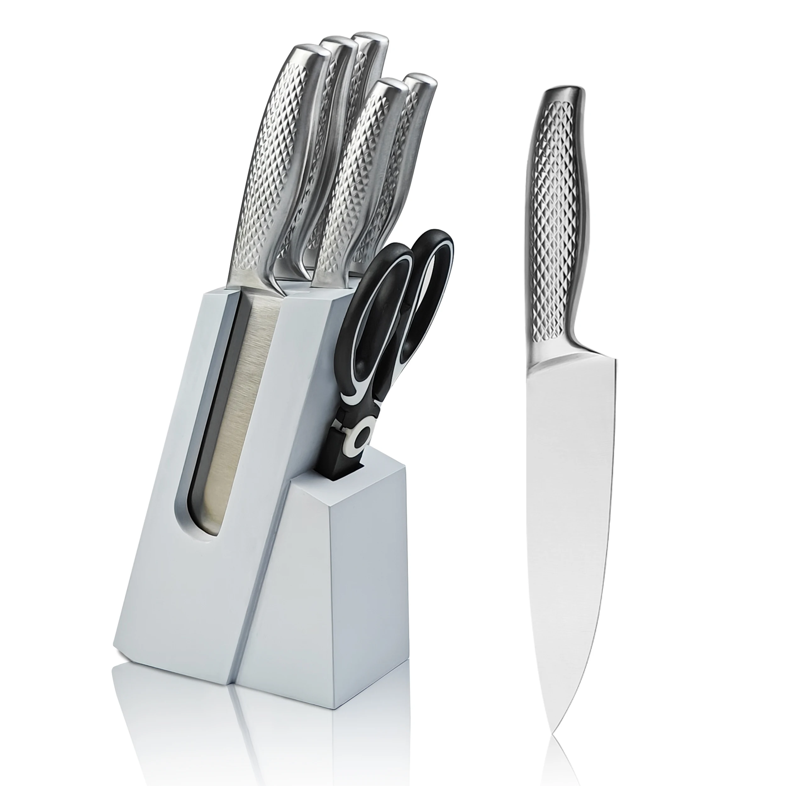 High-quality Stainless Steel Kitchen Knife Sets, Anti-slip Hollow ...
