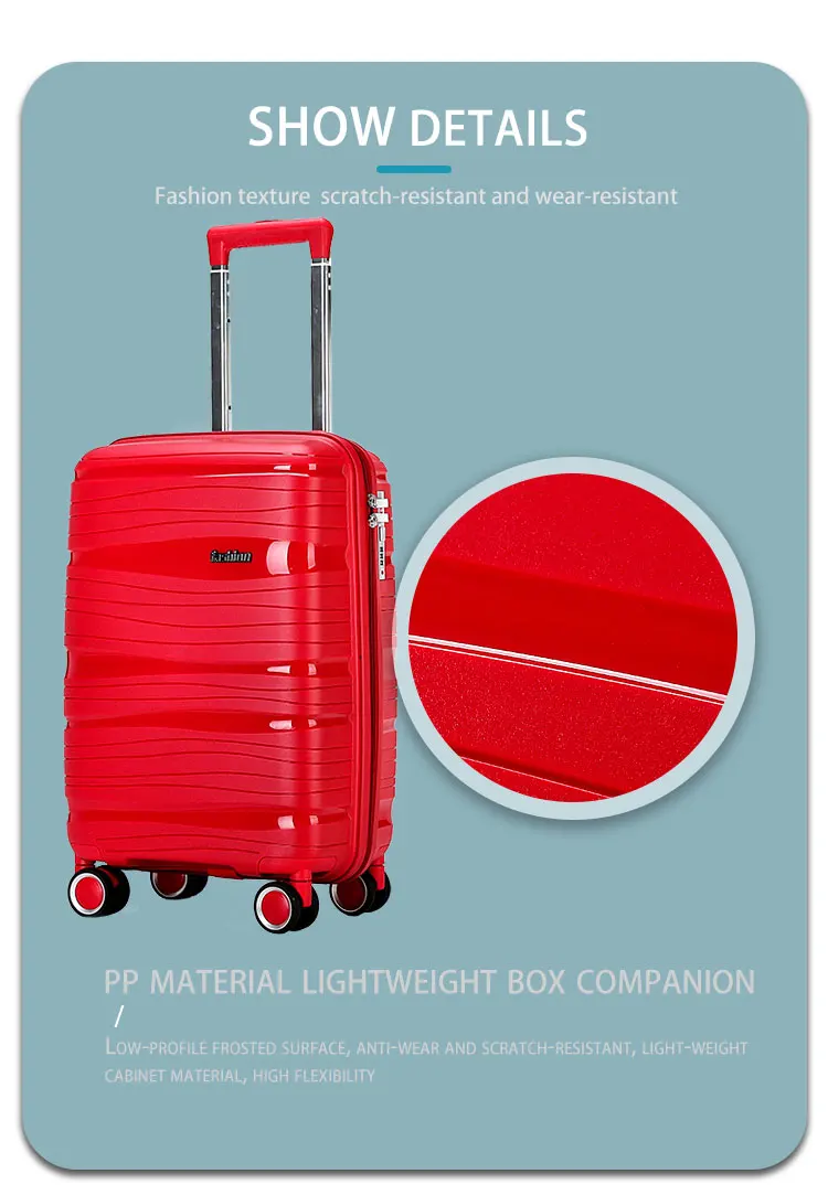 Marksman Luggage Pp Travel Large Capacity Fashion Wear Resistant And