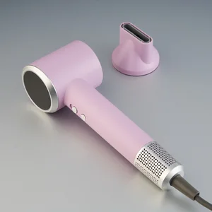 Negative Ionic Hair Dryer High Speed Motor LED Display Noise Reduction Thermostat for Daily Use