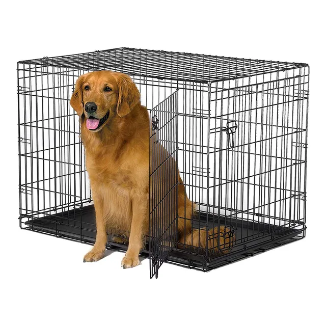 Small Medium Dog Cat Cage Indoor Iron Cage with Breathable Feature Barbed Wire Rabbit Enclosure for Teddy Pet Household Pet Cage