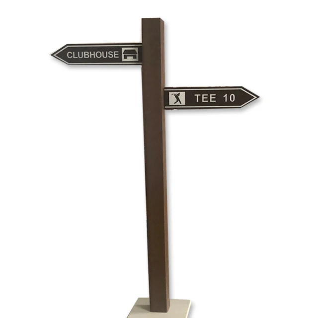 Custom Design HDPE Plastic Warning Sign Wholesale Signpost Street Sign Lumber for Outdoor Using