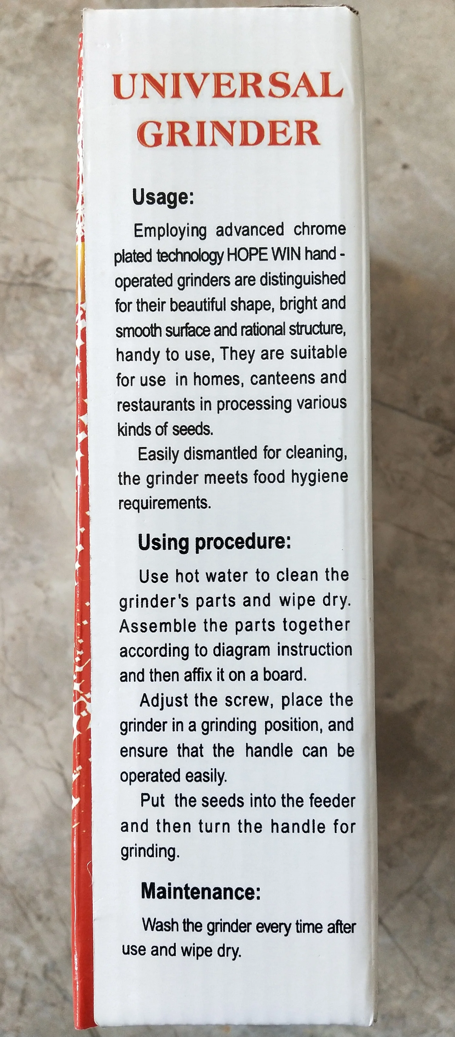 Cast Iron Manual Poppy Seed Grinder Poppy Mincer Seed Grinder Mlynek Na