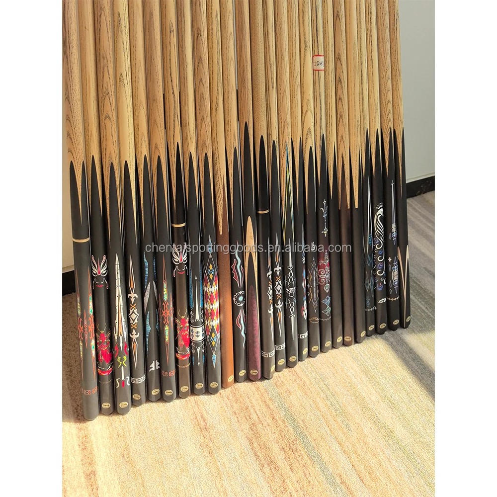 Super Quality Hand Made Snooker Cue 1 Piece Ash Wood Billiard Pool Cue Stick 57 Inches Professional Billiard Cue Stick Pool