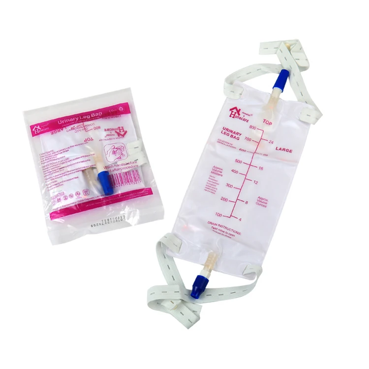 Medical consumable series customized portable medical urine leg bag for Men