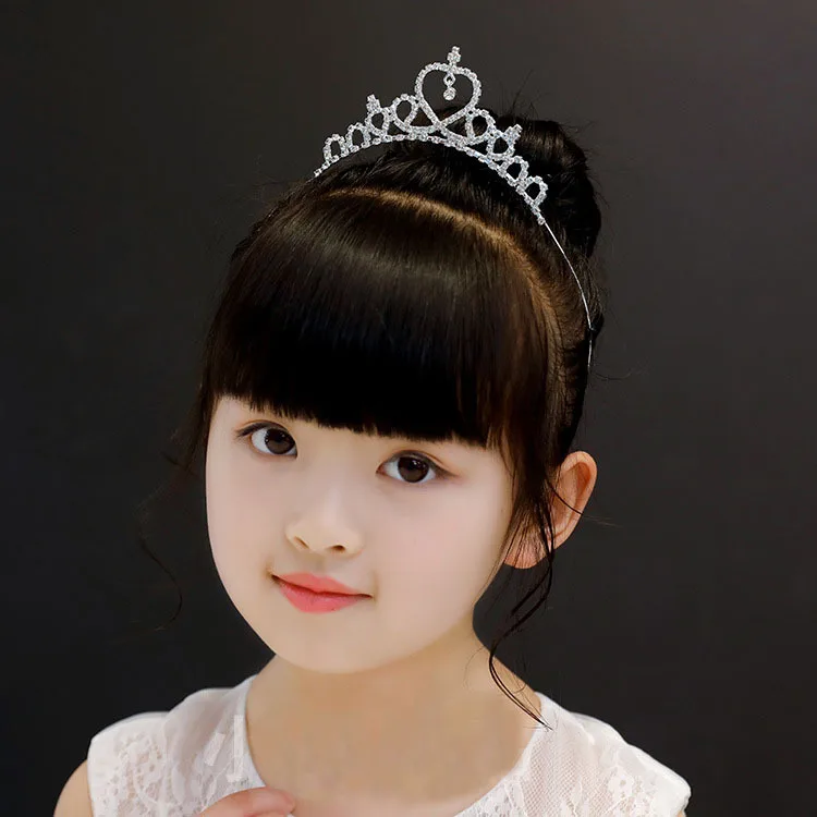 Оптовая продажа аксессуары для вечеринки свадьбы невесты детей тиара обруч волос принцесса Детские короны и тиары девочек