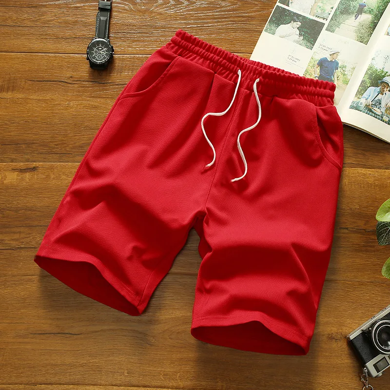 Men's Summer Sport Shorts Thin Casual Bermudas Black Classic Clothing Beach Shorts Male