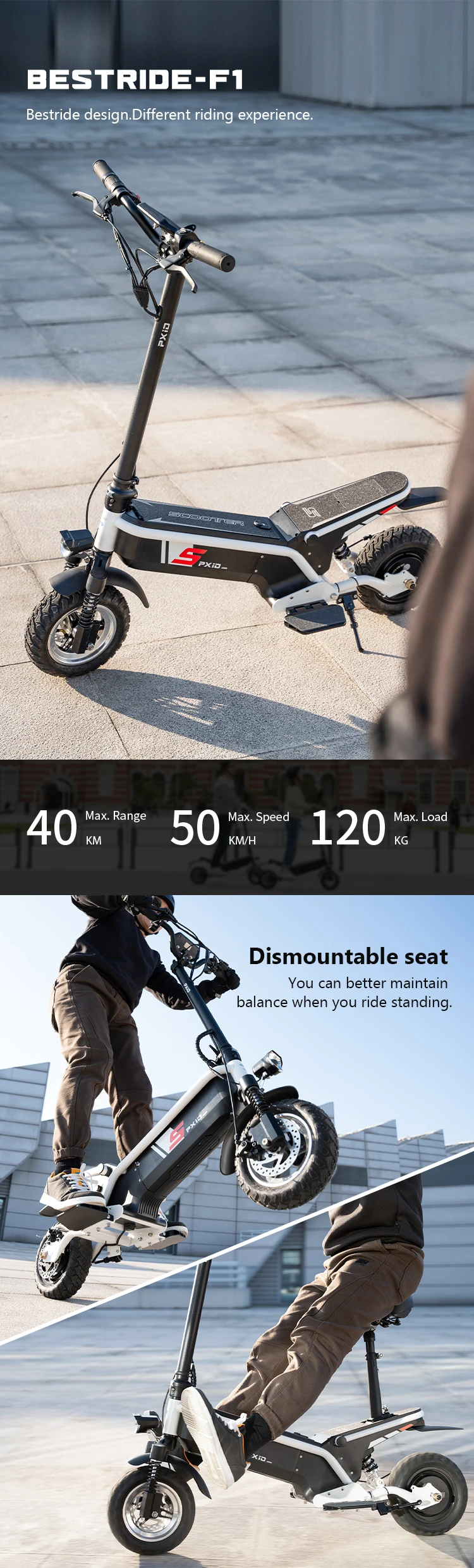 China Direct Sale Usa Electric Scooter Eu 500w Escooter 50km/h