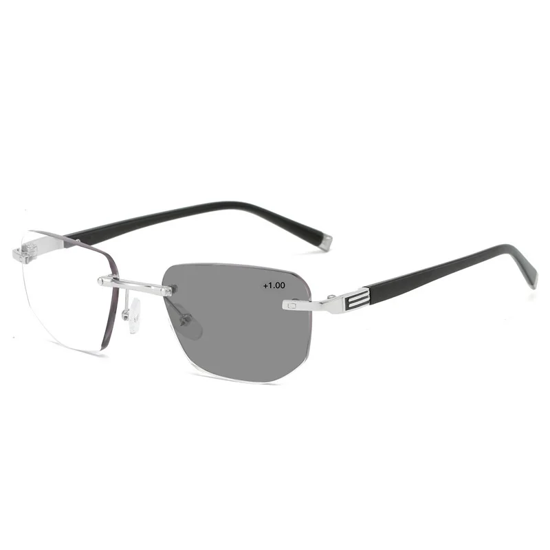 Gold Frame Photochromic Multifocal Sun Readers