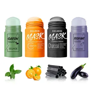 Green Tea Masking Original Masksticks Turmeric Charcoal Organic Pink Natural Deep Cleanse Facial Clay Mask Stick for Face