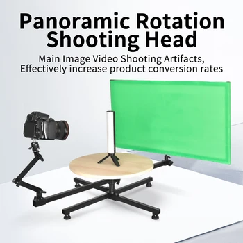 YELANGU Photography Tuertable,Spin Table Platform 360 Photo Booth Professional Video Equipment Spinner Rotating 360 Table Top product image