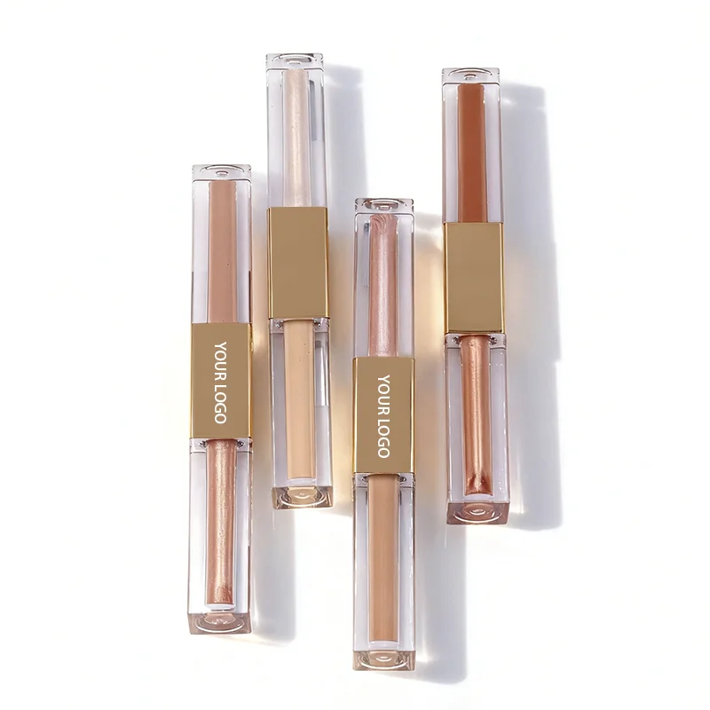 product vegan private label 2 in 1 dual ended liquid contour concealer highlighter custom logo face makeup vendor-5